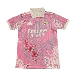 polo real madrid rosa gra dragon 2026-2027