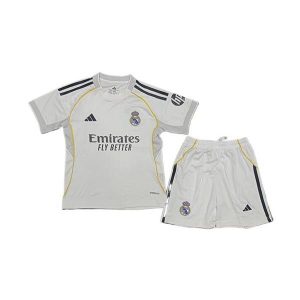 real madrid barn drakt sett hjemme 2025-2026