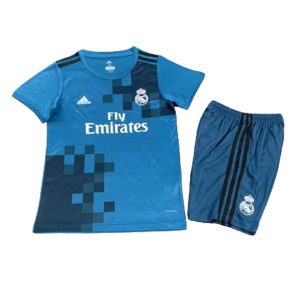 real madrid barn retro fly emirates drakt tredje 2017-2018