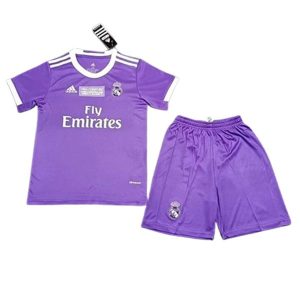 real madrid barn retro fly emirates drakt borte (1) 2016-2017