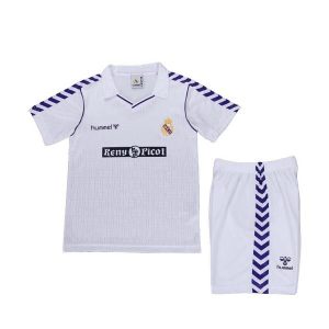real madrid barn retro drakt hjemme 1988-1990