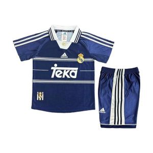 real madrid barn retro drakt borte 1998-1999