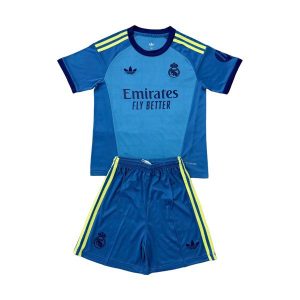 real madrid barn keeper drakt sett bla 2026-2027