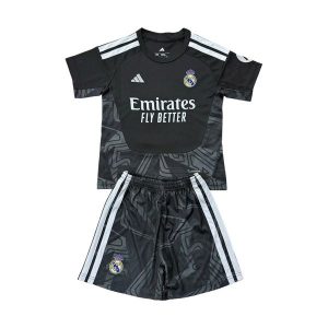 real madrid barn keeper drakt sett svart 2026-2027