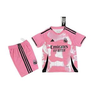 real madrid barn spesialutgave drakt sett rosa hvit 2025-2026
