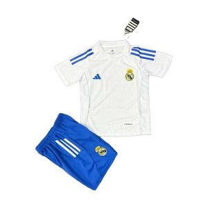 real madrid barn trenings drakt sett hvit bla 2025-2026