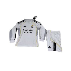 real madrid barn langermet drakt sett hjemme 2025-2026