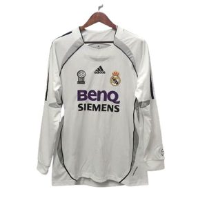 real madrid retro benq siemens drakt hjemme 2006-2007