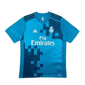 real madrid retro fly emirates drakt tredje 2017-2018