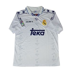 real madrid retro kelme teka drakt hjemme 1994-1996
