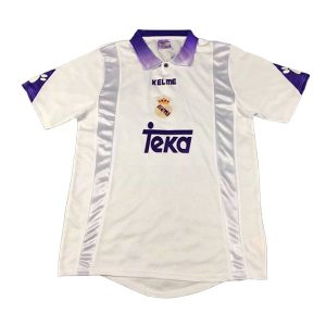 real madrid retro kelme teka drakt hjemme 1996-1997