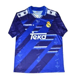 real madrid retro kelme teka drakt borte 1994-1996