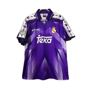 real madrid retro kelme teka drakt borte 1996-1997