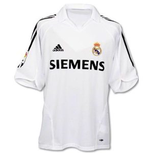 real madrid retro siemens drakt hjemme 2006