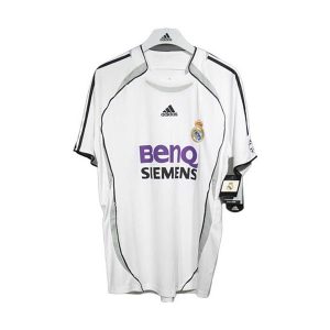 real madrid retro drakt hjemme spillerversjon 2006-2007