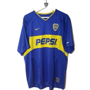 boca juniors retro drakt hjemme 2003-2004