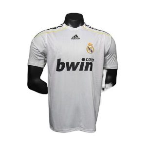 real madrid retro drakt hjemme spillerversjon 2009-2010