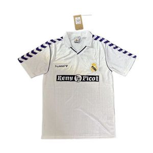 real madrid retro drakt hjemme 1989-1990