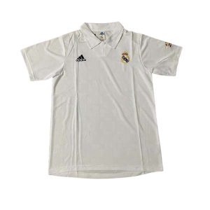 real madrid retro spesialutgave drakt hvit 2002-2003