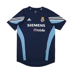 real madrid retro trenings drakt mork bla 2003-2004