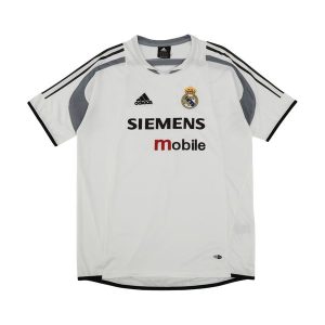 real madrid retro trenings drakt hvit 2004-2005
