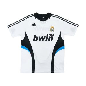 real madrid retro trenings drakt hvit 2008-2009