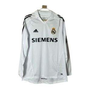 real madrid retro langermet drakt hjemme 2005-2006