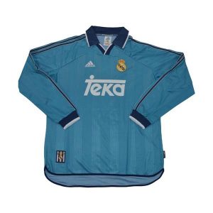 real madrid retro langermet drakt tredje 1999-2001