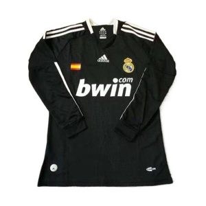 real madrid retro langermet drakt tredje 2008-2009