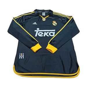 real madrid retro langermet drakt borte 1999-2000