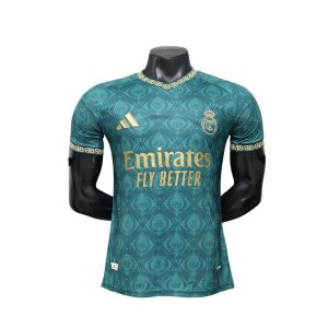 real madrid drakt spesialutgave spillerversjon mork gronn gull 2026-2027