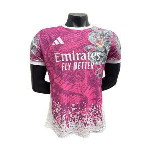 real madrid drakt spesialutgave spillerversjon rosa hvit dragon 2025-2026