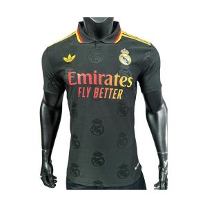 real madrid drakt spesialutgave spillerversjon svart gul 2025-2026