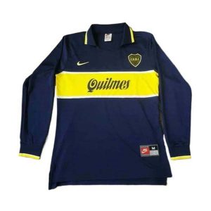 boca juniors retro langermet drakt hjemme 1996-1997