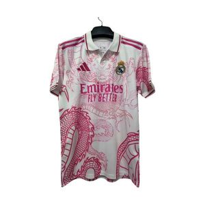 real madrid drakt spesialutgave hvit rosa dragon 2025-2026