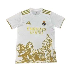 real madrid drakt spesialutgave hvit gull 2025-2026