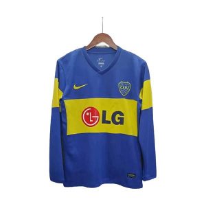 boca juniors retro langermet drakt hjemme 2011-2012