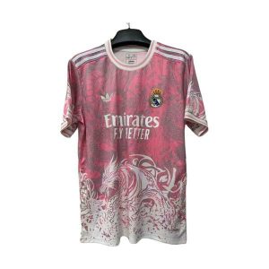 real madrid drakt spesialutgave rosa hvit (2) 2025-2026