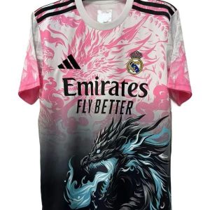 real madrid drakt spesialutgave rosa bla dragon 2025-2026