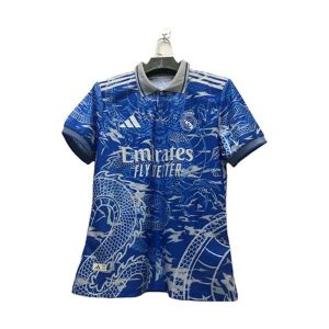 real madrid drakt spesialutgave bla hvit dragon 2025-2026