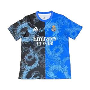 real madrid drakt spesialutgave bla svart dragon 2025-2026