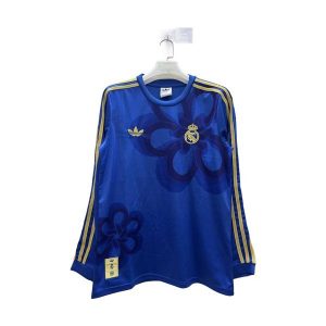 real madrid drakt bla chinese lucky knot langermet spesialutgave 2025-2026