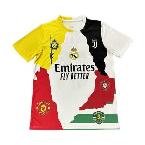 real madrid drakt spesialutgave gul hvit svart rod gronn 2025-2026