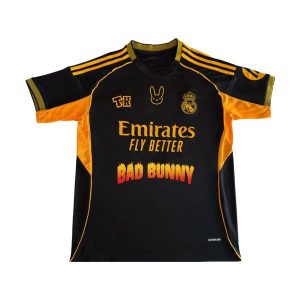 real madrid drakt spesialutgave svart oransje bad bunny 2026-2027