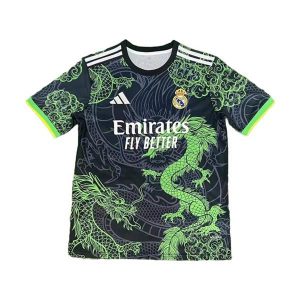 real madrid drakt spesialutgave svart gronn dragon 2025-2026