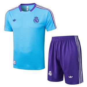 real madrid drakt trenings sett lys bla lilla 2025-2026