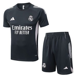 real madrid drakt trenings sett mork gra 2025-2026