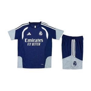 real madrid drakt trenings sett mork bla 2026-2027