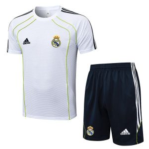 real madrid drakt trenings sett hvit neon gronn 2025-2026