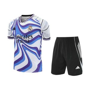 real madrid drakt trenings sett hvit bla lilla 2025-2026